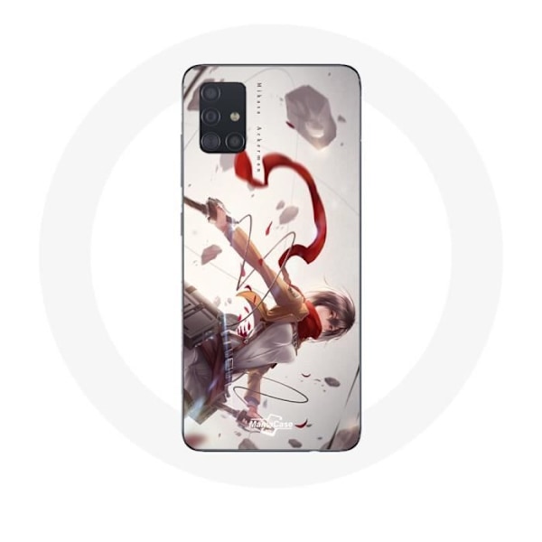 Coque för Samsung Galaxy A51 Mikasa Ackerman Attack on Titan Manga