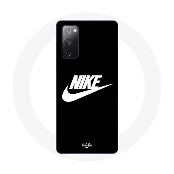 Coque för Samsung Galaxy S20 FE Nike-logotyp vit bakgrund svart