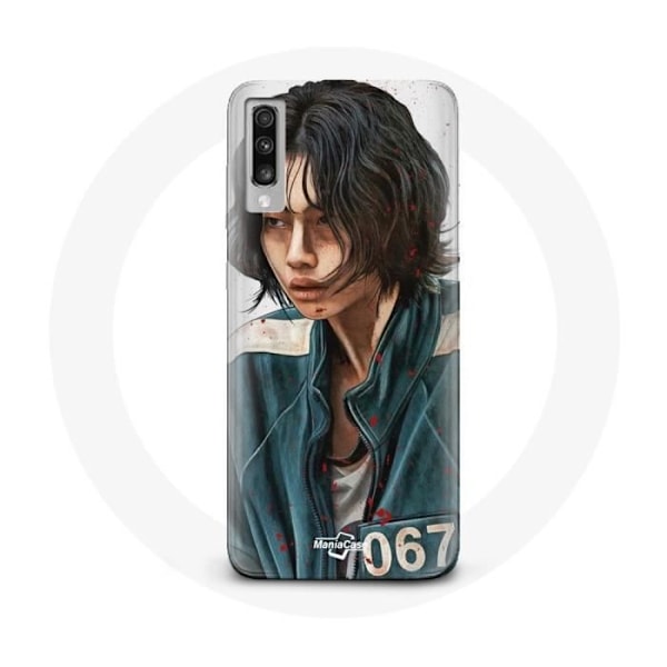 Coque för Samsung Galaxy A70 Squid Game Kang Sae Byeok Nummer 067