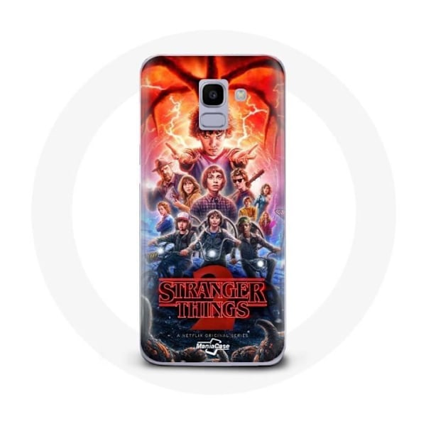 Coque för Samsung Galaxy J6 2018 Stranger Things Affisch Säsong 2
