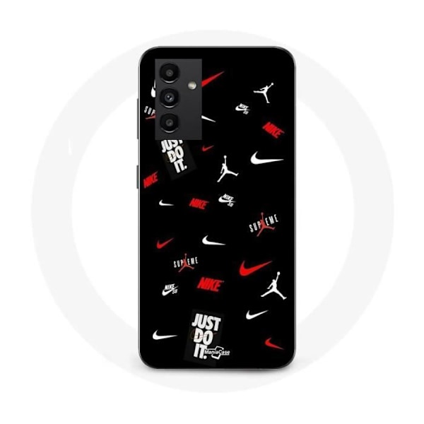 Coque - Maniacase - Galaxy A34 5G - Nike Jordan - Mjuk - Daglig skydd Vit, Röd, Svart