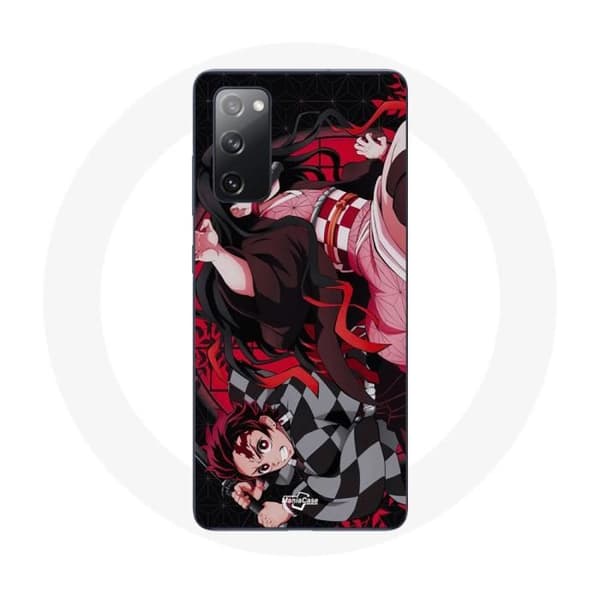 Coque - Maniacase - Samsung Galaxy S20 FE - Blød - Sort - Demon Slayer