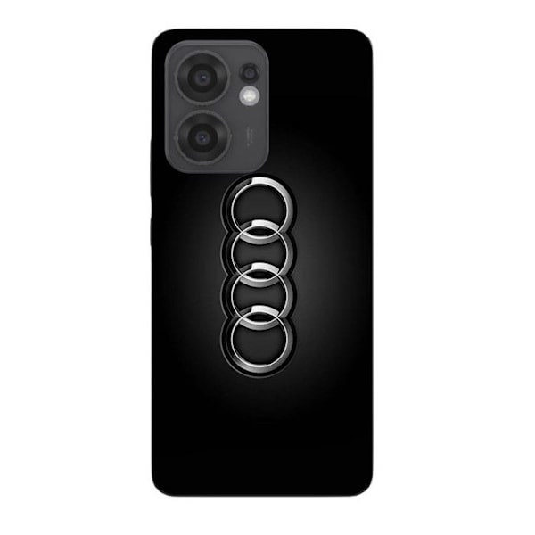 Coque Maniacase för Oppo Reno 13F Audi billogo svart framsidan Svart