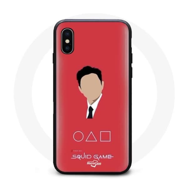 Coque - Squid Game - Iphone XS Max - Blød - Inspireret design - Rød