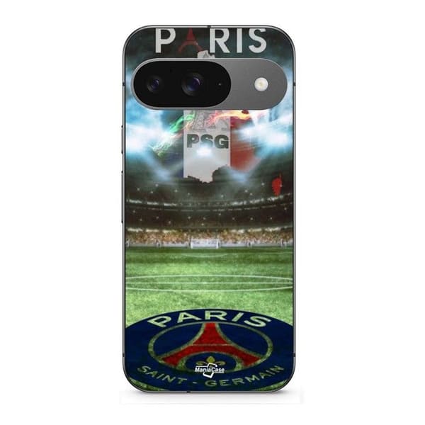 Skal för Google Pixel 9 Paris Saint Germain Benfica svart