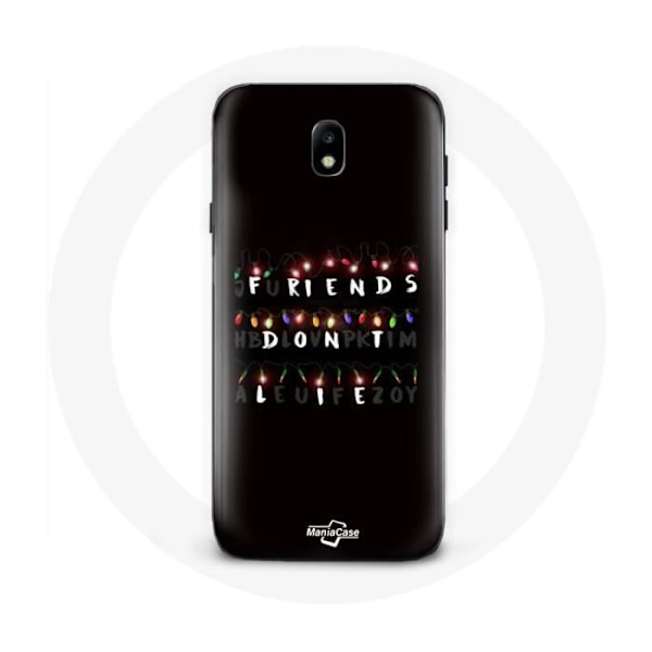 Samsung Galaxy J5 2017-fodral Stranger Things Affisch Vänner Ljuger Inte God Jul