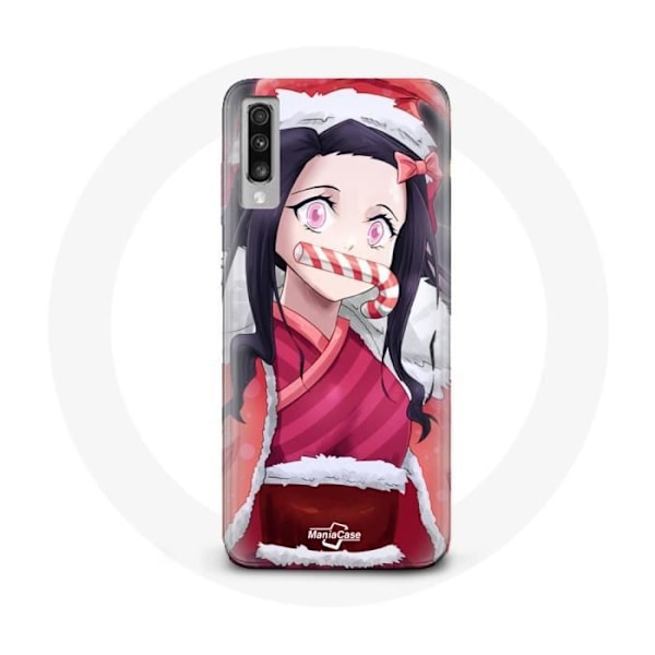 Skyddande Skal - Maniacase - Samsung Galaxy A50 - Anime Demon Slayer - Mjuk - Svart
