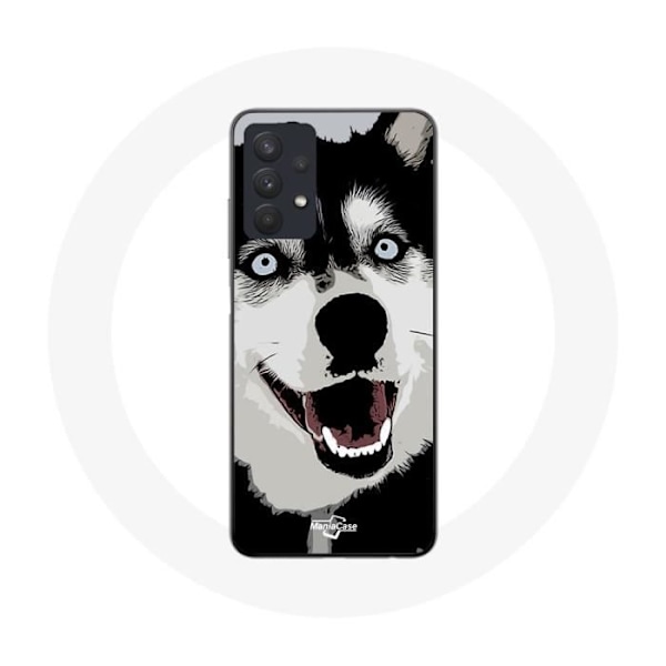 Skal för Samsung Galaxy A32 5G Siberian Husky Blå Ögon