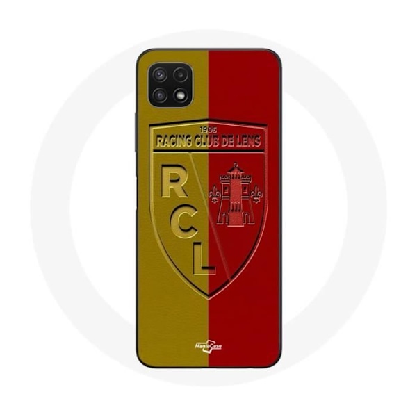 Coque Samsung Galaxy A22 5G rcl lins logotyp bakgrund gul och röd