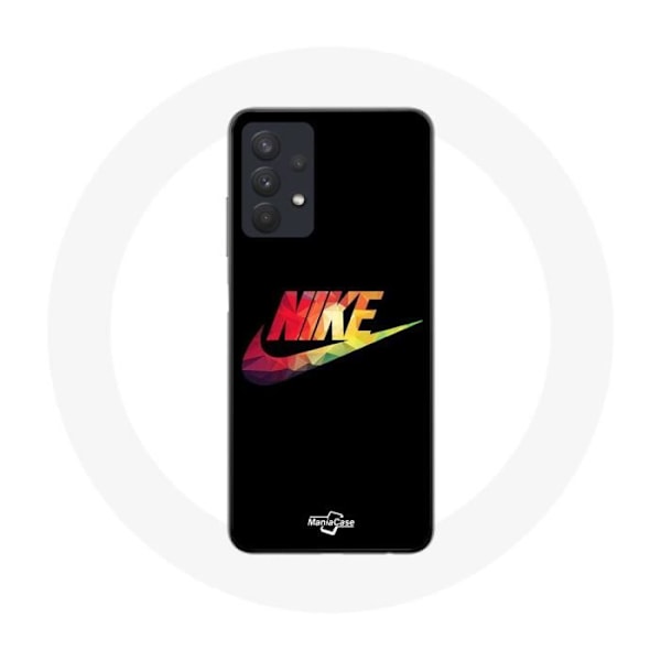 Coque för samsung galaxy A32 5G Nike Logotyp Färg svart bakgrund