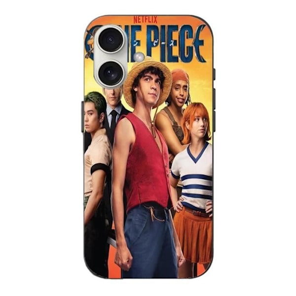 Coque - One Piece - Iphone 16 Plus - Blød - Sort - Unisex