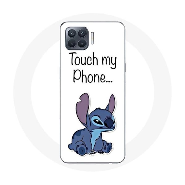 Coque för Oppo A93 Lilo och Stitch söt vit bakgrund