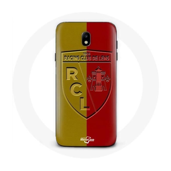 Coque - Maniacase - Samsung Galaxy J5 2017 - Mjuk - Gul och röd logotyp - HD Sublimering svart