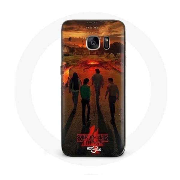 Coque för Samsung Galaxy S7 Stranger Things Säsong 4 Affisch Konst Utrustningar av den Nya Teorin