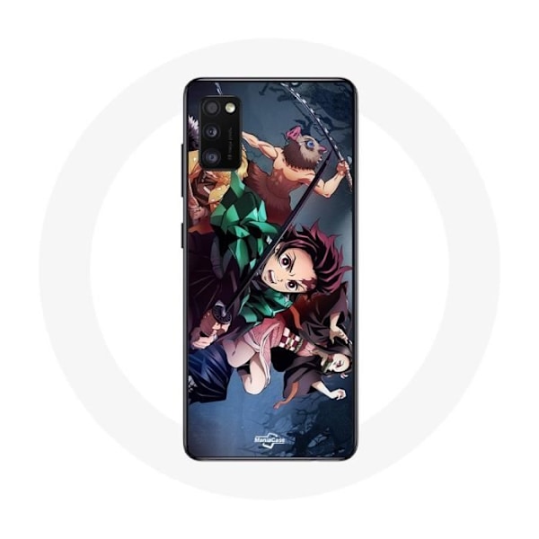Coque - Maniacase - Samsung Galaxy S20 Plus - Souple - Noir - Manga Tanjiro Nezuko Inosuke