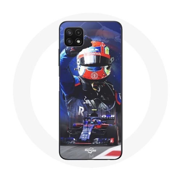 Coque för Samsung Galaxy A22 5G Formule 1 Pierre Gasly F1-förare Röd Blå
