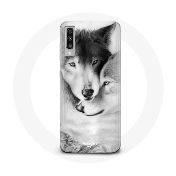 Coque för Samsung Galaxy A50 Varg Duo djur