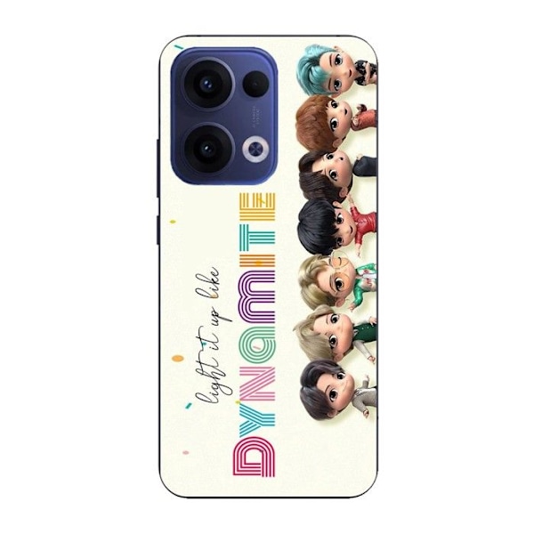 Mobilskal - Maniacase - Oppo Reno 13 5G - Silikon - Mjuk - Kpop BTS Dynamite Svart