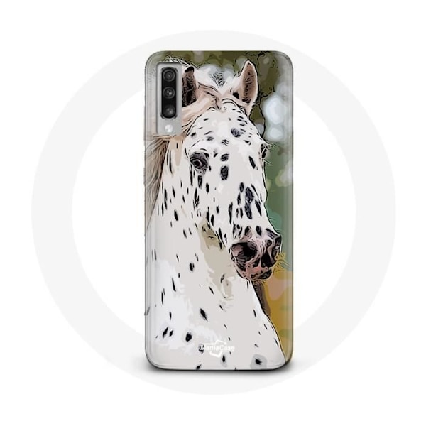 Coque för Samsung Galaxy A50 Appaloosa Vit häst