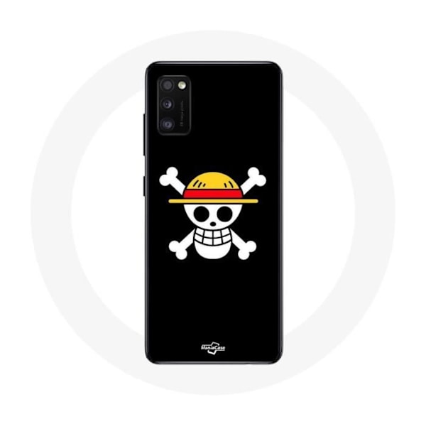Coque - One Piece - Galaxy A41 - Mjuk - Dödskalle - Svart Svart