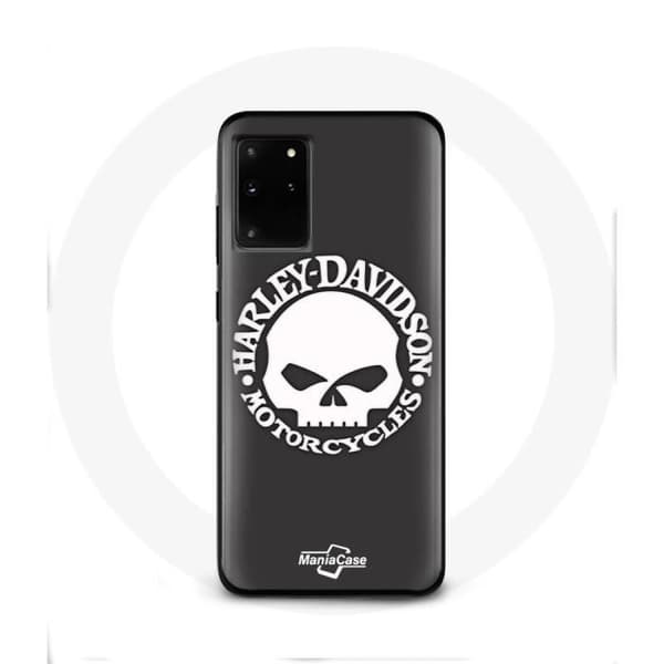 Coque - Harley Davidson - Samsung Galaxy S11 Plus - Dødningehoved - Stødbeskyttelse - Hård
