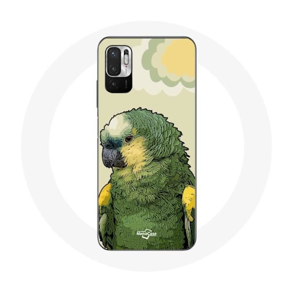 Skal för Xiaomi Poco M3 Pro Amazonas Papegojor Grön