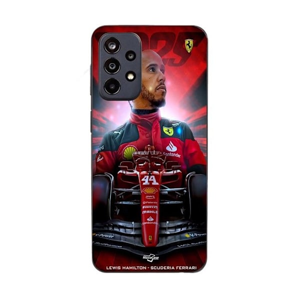 Coque Maniacase för Samsung Galaxy A53 5g Lewis Hamilton Ferrari officiell svart
