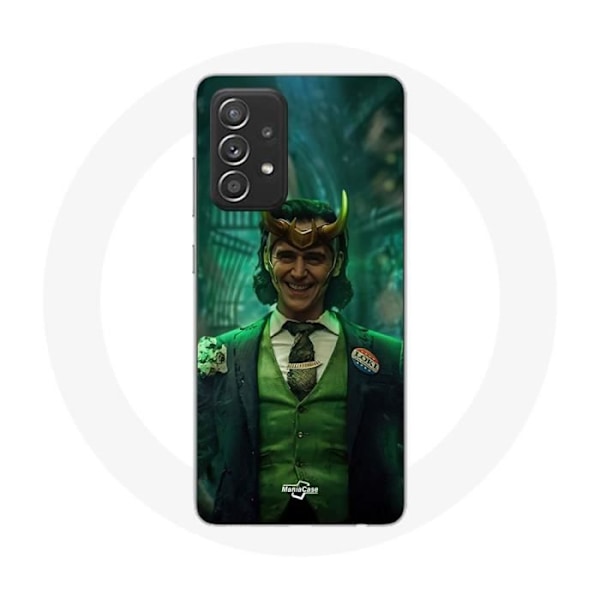 Coque för Samsung Galaxy A33 5G Loki Thor Ragnarok med hörlurar, visar karaktär från serien säsong 1