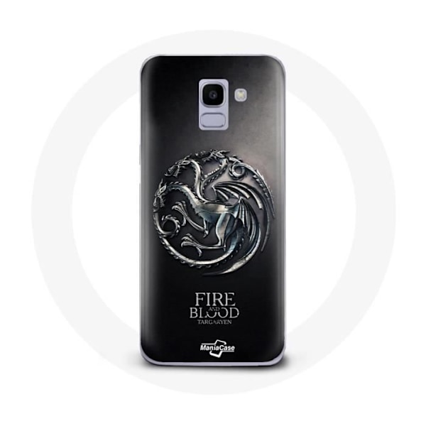 Coque för Samsung Galaxy J6 2018 Game Of Thrones Targaryen av eld och blod