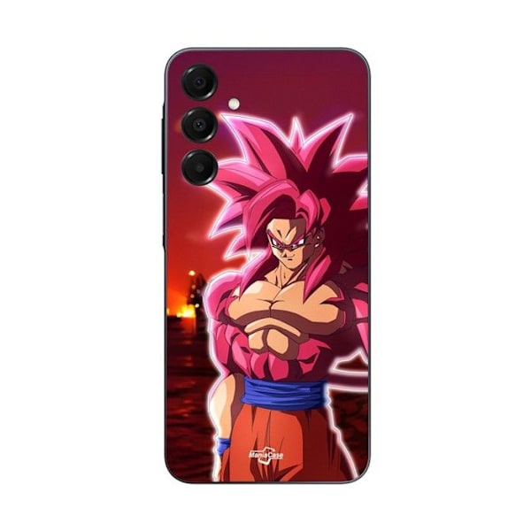 Coque för Samsung Galaxy A15 Dragon Ball DAIMA GOKU SSJ4 Maniacase SVART