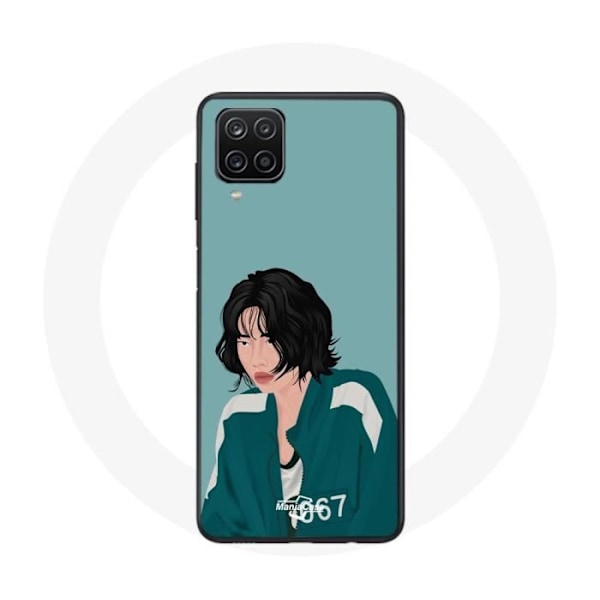 Coque Samsung Galaxy A12 Squid Game Kang Sae Byeok Fanart ansikte teckning