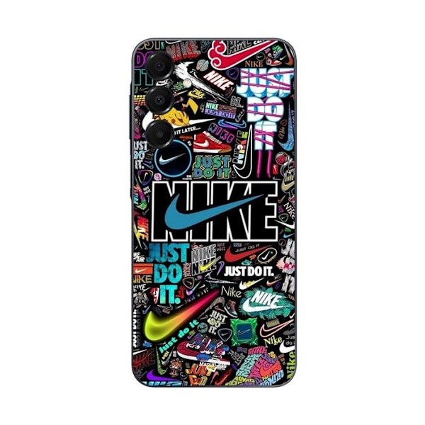 Coque för Samsung Galaxy A15 nike air färgglad stil just do it pikachu goku Maniacase SVART