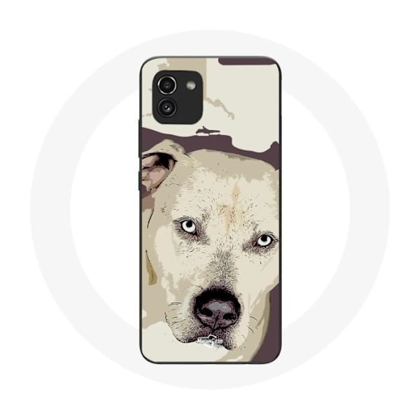 Coque Samsung Galaxy A03 Vit Pitbull Hund