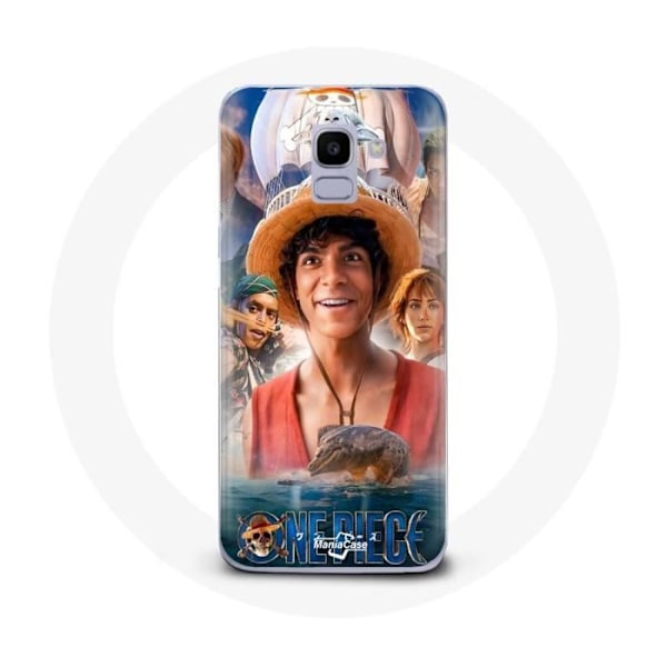 Mobilskal för Samsung Galaxy J6 2018 One Piece Luffy Affisch Karaktärer Konst Säsong 1
