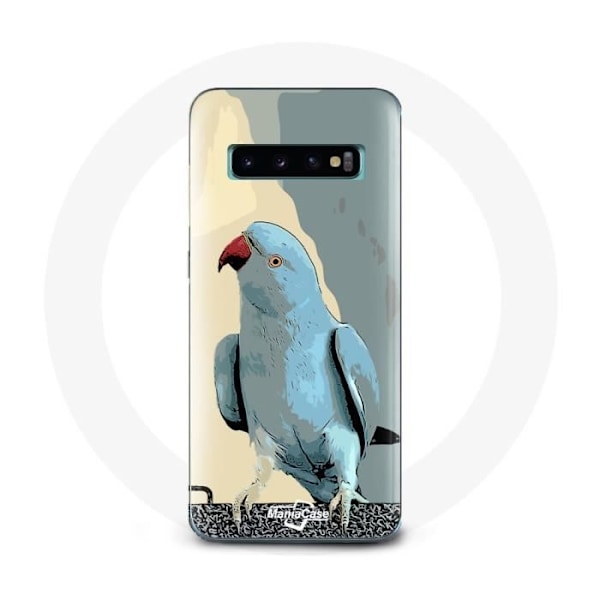 Skal för Samsung Galaxy S10 Papegojor Blå