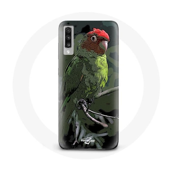 Skydd för Samsung Galaxy A50 Pionus Röd Grön Papegoja