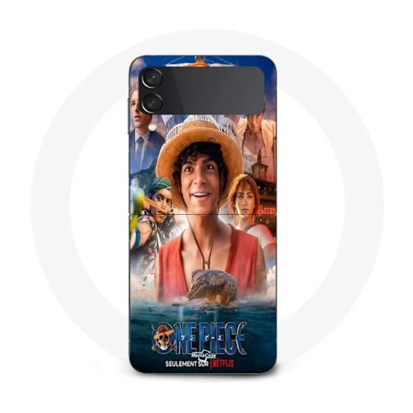 Coque Maniacase för Samsung Galaxy Z Flip4 med Luffy One piece-poster