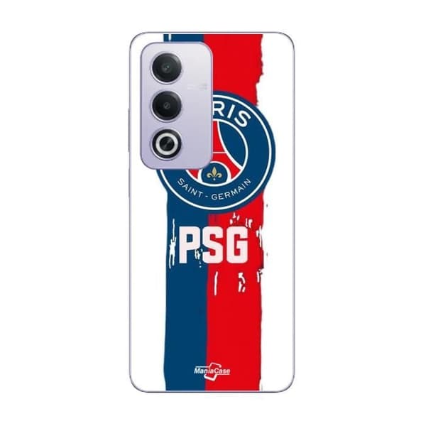 Coque - Maniacase - Oppo A80 - Sort - Logo Paris Saint Germain - Blød