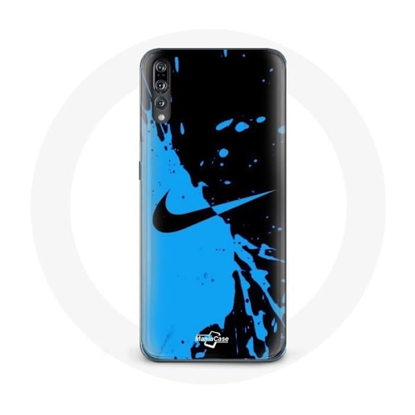Coque för Huawei P20 Pro Nike-logotyp Blå och Svart