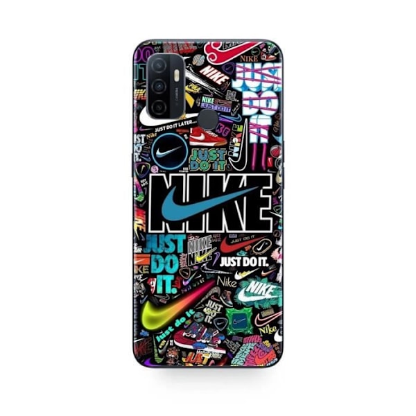 Coque Oppo A32 nike air färgglad stil just do it pikachu goku Maniacase