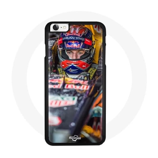 Coque - Maniacase - iPhone 8 - Formel 1 Verstappen - Sort - Blød Svart