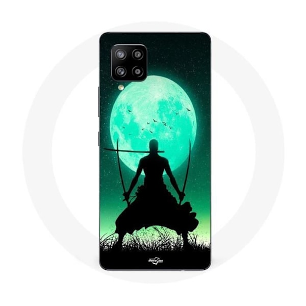 Coque Maniacase för Samsung Galaxy A42 5g Roronoa Zoro triple svärd fullmåne