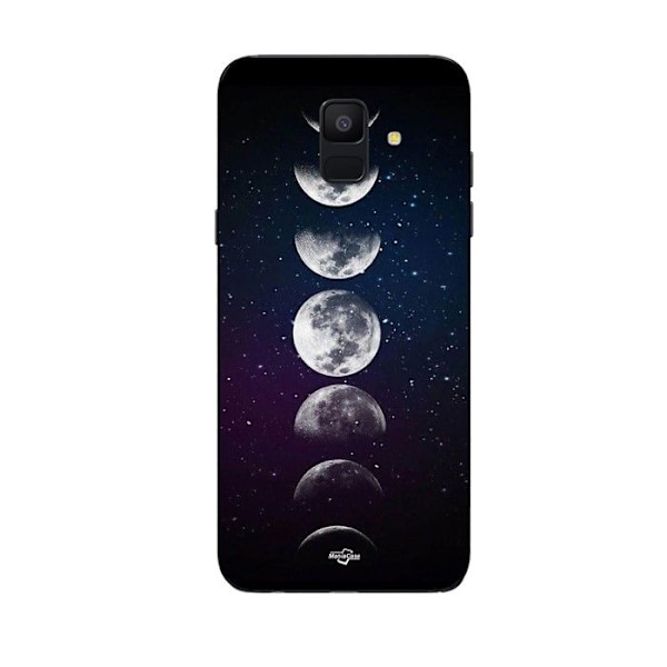 Coque Maniacase för Samsung Galaxy A8 2018 månfas natten stjärna svart