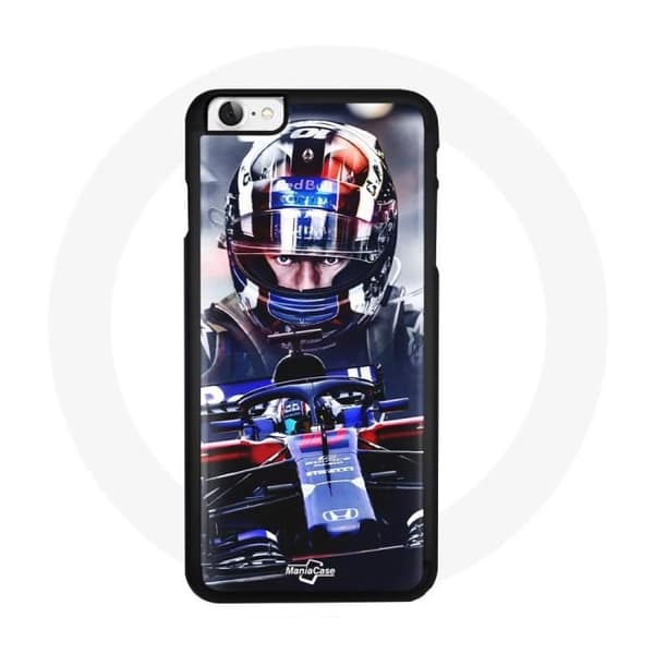 iPhone 6 Cover - Formel 1 - Pierre Gasly - Blød - Sort - Unisex