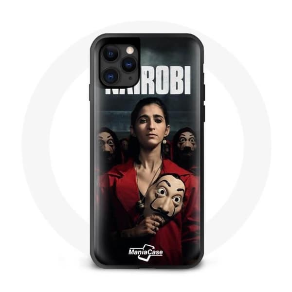 Telefoncover - La Casa De Papel - Iphone 11 - Sort - Fleksibel - Stødbeskyttelse Röd