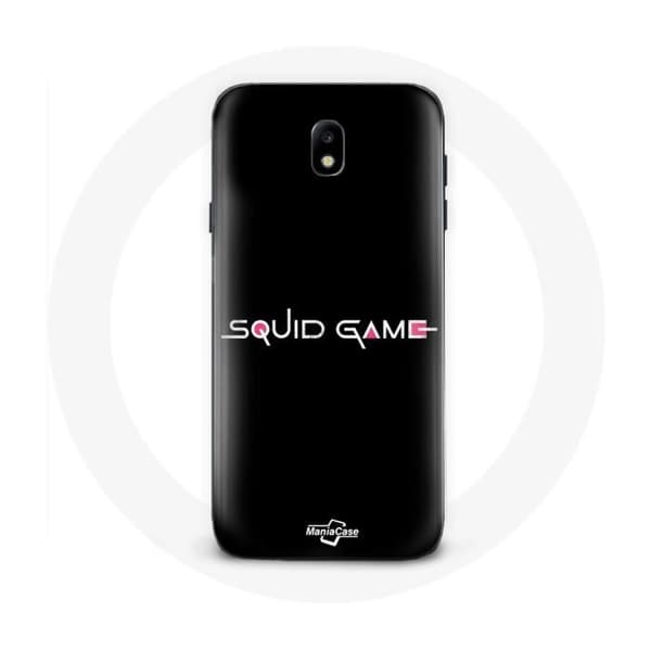 Cover til Samsung Galaxy S4 Squid Game logo Sort Baggrund