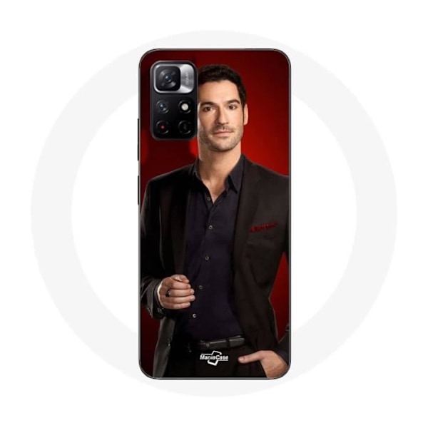 Coque - Maniacase - Redmi Note 11 5G - Svart - Lucifer Morningstar - Flexibel Svart
