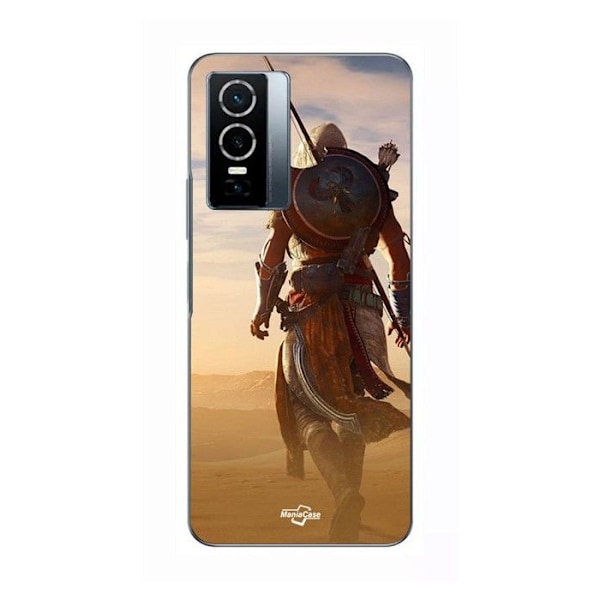 Coque För Vivo Y76 5G Assassin's Creed Soldat Baksidan Maniacase svart