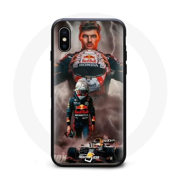 Coque - Maniacase - Iphone XS Max - Formel 1 - Max Verstappen - Blød