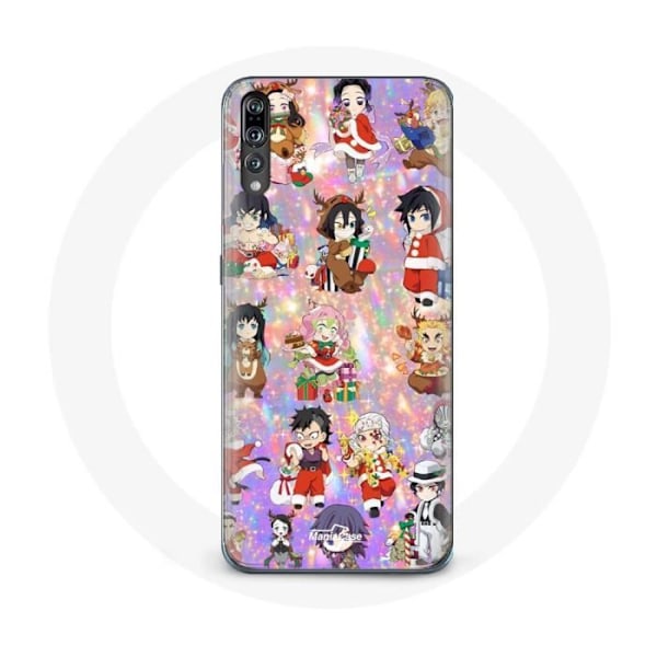 Coque för Huawei P20 Demon Slayer god jul visar julklappen